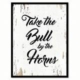 Bull by the horns