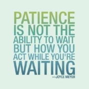 Practice Patience