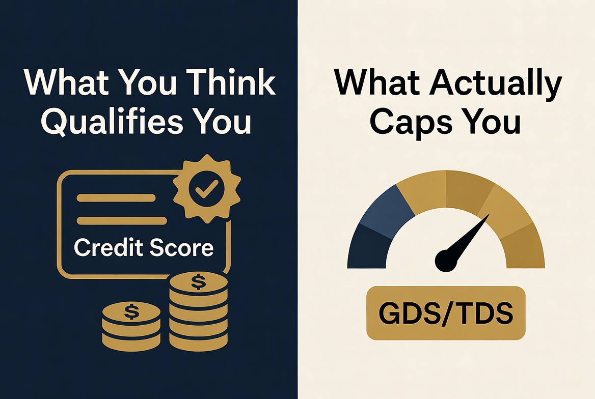 Comparison graphic: what you think qualifies you versus what actually caps you